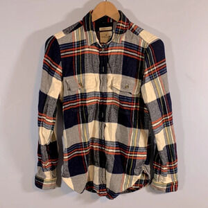 American eagle classic fit womens size small amazingly soft fall flannel button